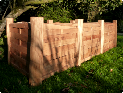 handcrafted Oak planter